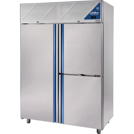 Armoire pâtissière négative -18/-22°C - 1400 L - 600 x 400 - 1 porte pleine + 2 portillons - DAP1412N - Dalmec