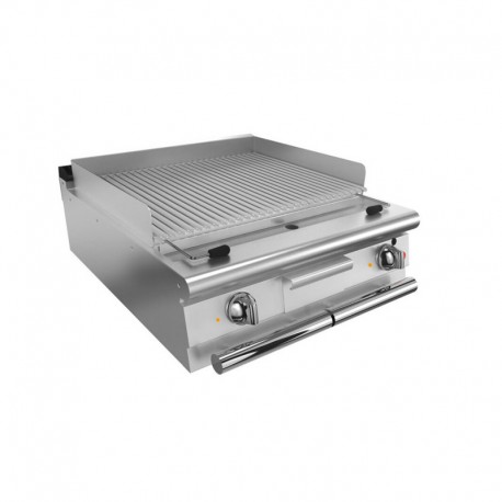 Top grillade électrique - 38 dm² - 790 x 490 mm - Gamme QUEEN 700 - 70QSGE800 - Baron