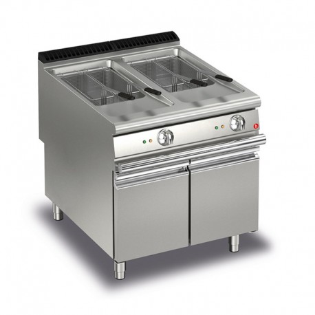 Friteuse gaz - 23 x 2 L - Largeur 800 mm - Gamme QUEEN 900 - 90QFRIG823 - Baron