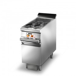 Friteuse électrique monobloc - Filtrage de l’huile - 22 L - EVO - Largeur 400 mm - Gamme QUEEN 900 - 90QFREVE422F - Baron