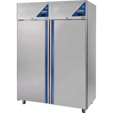 Armoire réfrigérée GN 2/1 avec groupe logé - 0 / +10°C / 0 / +10°C - 1400 L - 2 portes pleines - DA1400PP-3 - Dalmec