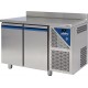 Table réfrigérée positive - Sans groupe - 396 L - 2 portes pleines - Prof. 800 - 600 x 400 - Avec dosseret - TP802SG-3 - Dalmec