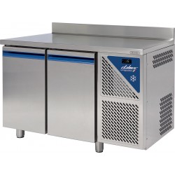 Table réfrigérée positive - Sans groupe - 396 L - 2 portes pleines - Prof. 800 - 600 x 400 - Avec dosseret - TP802SG-3 - Dalmec