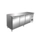 Table gastro -2/+8°C avec groupe logé - 464 L - 3 portes - Sans dosseret - GN3101TNA