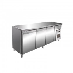 Table gastro -2/+8°C avec groupe logé - 464 L - 3 portes - Sans dosseret - GN3101TNA