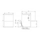 Lave-vaisselle communtable - 15 litres - NEOTECH V1 - Panier 500 x 500 mm - NEO600MPV1 - Avec pompe de vidange - COLGED
