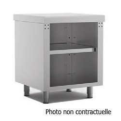 Meuble neutre ouvert stratifié - SELF-SERVICE 750 - SENO1125-S - Nosem