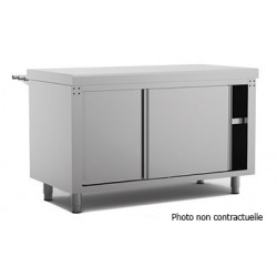 Meuble neutre avec portes coulissantes stratifié - SELF-SERVICE 750 - SEN2175-S - Nosem