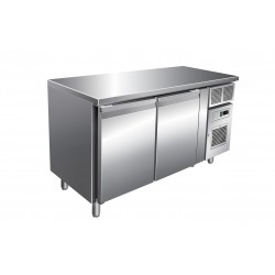 Table réfrigérée négative 313 L - GN 1/1 - 2 portes - Sans dosseret - Avec groupe logé - GN2101BT - Nosem