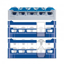 Colged - Casier 25 cases pour verres Ø 90 mm - Hauteur utile 73 mm - 507325