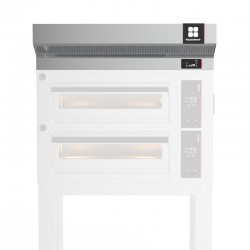 Hotte en acier inoxydable pour fours à pizza - KP6L12L - Pizza Group