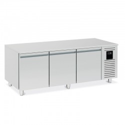 Soubassement réfrigéré positif avec 3 grands tiroirs - 195 L - BRU116-2 - Nosem