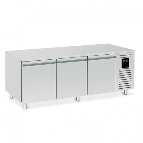 Soubassement réfrigéré positif avec 3 grands tiroirs - 195 L - BRU116-2 - Nosem