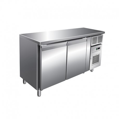 Desserte réfrigérée positive 260 L - 2 portes - Avec groupe logé - Sans dosseret - SN2101TN - Nosem