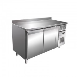 Desserte réfrigérée positive 260 L - 2 portes - Avec groupe logé - Avec dosseret - SN2201TN