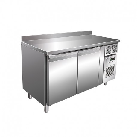 Desserte réfrigérée positive 260 L - 2 portes - Avec groupe logé - Avec dosseret - SN2201TN