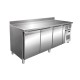 Table réfrigérée positive 464 L - Avec dosseret - 3 portes - Avec groupe logé - GN3201TN