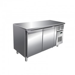Table réfrigérée négative 313 L - GN 1/1 - 2 portes - Sans dosseret - Avec groupe logé - GN2101BT Table réfrigérée négative 313 L - GN 1/1 - 2 portes - Sans dosseret - Avec groupe logé - GN2101BT