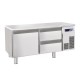 Soubassement réfrigéré positif - 2 tiroirs + 1 porte - 140 L - BR12CP02-2 - Baron