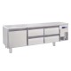 Soubassement réfrigéré positif - 4 tiroirs + 1 porte - 220 L - BR16CP03-2 - Baron