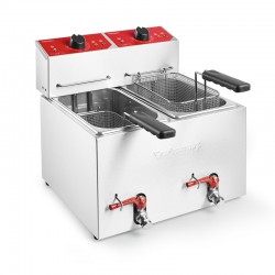 Friteuse électrique de table - 2x7 litres - Valentine - TF77 Friteuse électrique de table - 2x7 litres - Valentine - TF77