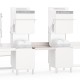 Table de liaison pour 2 laveuses à capots - Largeur 200 mm - COLGED - 70682