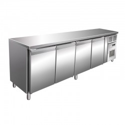 Desserte réfrigérée positive 511 L - 4 portes - Avec groupe logé - Sans dosseret - SN4101TNB