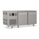 Tables réfrigérées pâtissières positives +2/+8 °C - Dessus inox - Avec groupe logé - Prof. 810 mm - 2 portes - TP2PC
