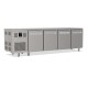 Tables réfrigérées pâtissières positives +2/+8 °C - Dessus inox - Avec groupe logé - Prof. 810 mm - 4 portes - TP4PC
