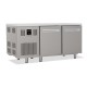 Tables réfrigérées pâtissières positives +2/+8 °C - Sans dessus - Avec groupe logé - Prof. 810 mm - 2 portes - TP2PSD