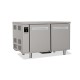 Tables réfrigérées pâtissières positives +2/+8 °C - Dessus inox - Sans groupe logé - Prof. 810 mm - 2 portes - TP2PSGC