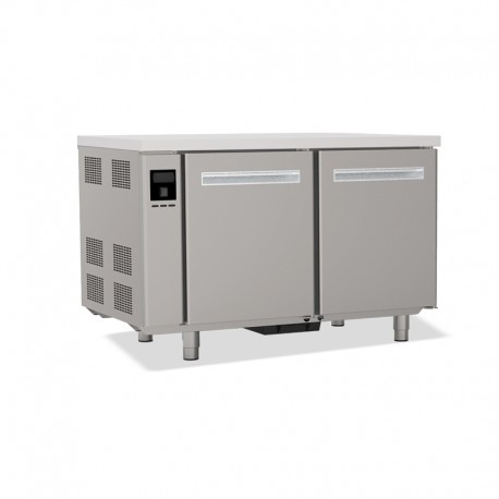 Tables réfrigérées pâtissières positives - Sans dessus - Sans groupe logé - Prof. 810 mm - 2 portes - TP2PSGSD