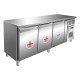 Table réfrigérée bi-température -10/-20 °C / -2/+8 °C - 324 L - prof. 700 mm - 3 portes - GN3101TNBT
