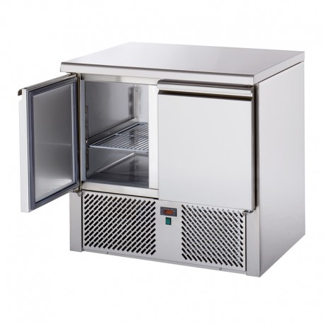 Mini table positive +4/+6°C GN 1/1 - 2 portes - Prof. 700 mm - MTA2P-2 - Nosem