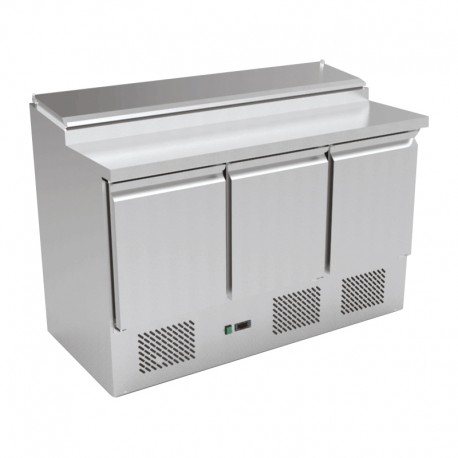 Saladette réfrigérée positive GN 1/1 444 L - Prof. 700 mm - 3 portes - PS301V