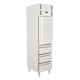 Armoire réfrigérée positive GN 1/1 - 1 porte pleine + 3 tiroirs - 350 L - Avec groupe logé - A353TN - Nosem
