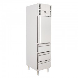 Armoire réfrigérée positive GN 1/1 - 1 porte pleine + 3 tiroirs - 350 L - Avec groupe logé - A353TN - Nosem Armoire réfrigérée positive GN 1/1 - 1 porte pleine + 3 tiroirs - 350 L - Avec groupe logé - A353TN - Nosem