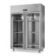 Armoire négative groupe logé 1200 L - 2 portes vitrées - DALMEC - DA1200NV-4
