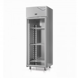 Armoire GN 2/1 positive sans groupe 700 L - 1 porte vitrée - DALMEC - DA700PSGV-4