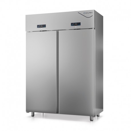 Armoire double température GN 2/1 groupe logé 1400 L - 2 portes pleines - DALMEC - DA1400PN-4