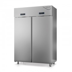 Armoire double température GN 2/1 sans groupe 1400 L - 2 portes pleines - DALMEC - DA1400PNSG-4