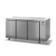 Table réfrigérée négative sans dosseret - Prof. 800 - 400 x 600 - Sans groupe - 3 portes - DALMEC - TP803NSGC-4