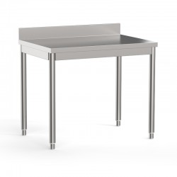 Table de travail adossée sans étagères PROF. 700 MM - LONG. 1400 MM - NOSEM - TA714I
