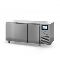 Table de fermentation sans dessus - PROF. 800 - 400 X 600 - 3 Portes pleines - DALMEC - TF703SD-4