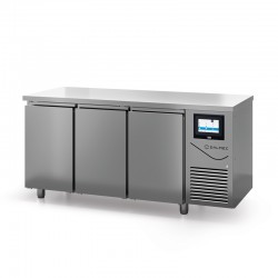 Table de fermentation sans dosseret - PROF. 800 - 400 X 600 - 3 Portes pleines - DALMEC - TF703C-4
