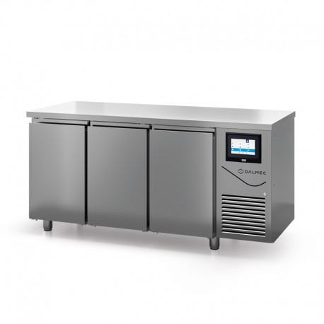 Table de fermentation sans dosseret - PROF. 800 - 400 X 600 - 3 Portes pleines - DALMEC - TF703C-4