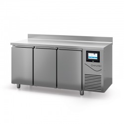 Table de fermentation avec dosseret - PROF. 800 - 400 X 600 - 3 Portes pleines - DALMEC - TF703-4