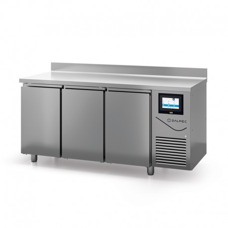 Table de fermentation avec dosseret - PROF. 800 - 400 X 600 - 3 Portes pleines - DALMEC - TF703-4