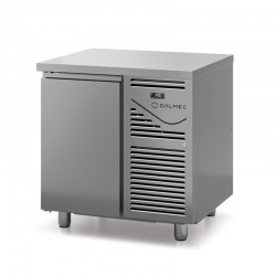 Table réfrigérée positive sans dosseret - PROF. 700 - GN 1/1 - 325 X 530 - Avec groupe logé - 1 Porte pleine - DALMEC - TG701C-4