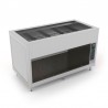 Meuble chaud bain-marie à sec - Acier inoxydable - 2 Bacs GN 1/1 - ROCAM - OMNIA2DRYSST